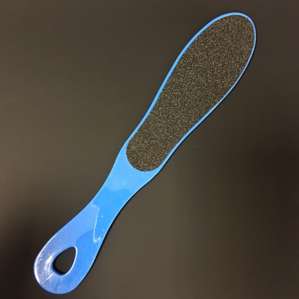 Терка для педикюра (белая, синяя) ЭКО
