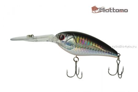 Воблер Mottomo Deeper 75F 26g Col:A027 Silver Fish