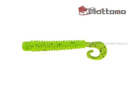 Твистер Mottomo Jim Worm 6,2см Chartreuse Pepper 6шт.