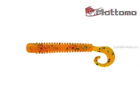 Твистер Mottomo Jim Worm 6,2см Orange Green Pepper 6шт.