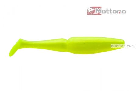 Виброхвост Mottomo Zander 8см Chartreuse Silk Glow 6шт.