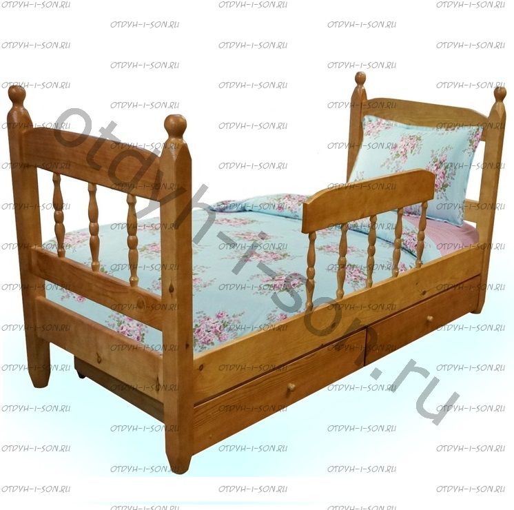 Кровать Кузя-1 (ВМК Шале), любые размеры