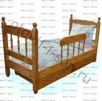 Кровать Кузя-1 (ВМК Шале), любые размеры