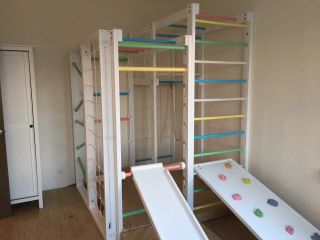 Изготовление деревянных спортивных комплексов для дома для детского развития