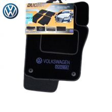 Коврики Volkswagen Golf V от 2003 - 2009 в салон ворсовые Duomat (Польша) - 4 шт. Черный