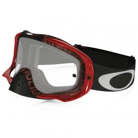 Oakley - Crowbar Distress очки красно-оранжевые, линза прозрачная