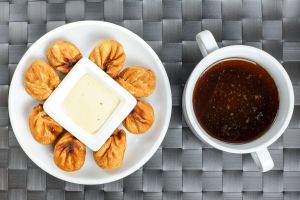 Пельмени фри/бульон/соус 200/200/50г