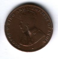 1 цент 1931 г. Гонконг