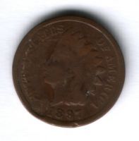 1 цент 1897 г. США