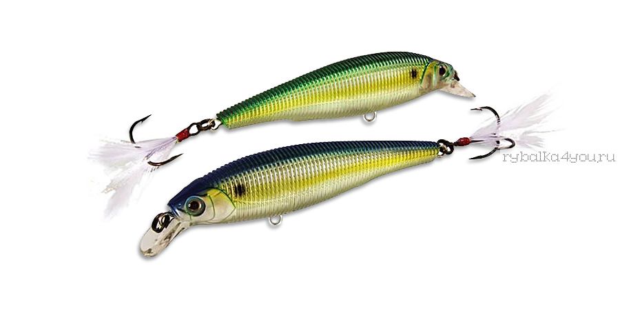 Воблер  Yo-Zuri Sashimi  Minnow  Артикул: R967 цвет: CGTS/ 90 мм /10,5 гр / Заглубление (м) : 0,3 - 0,9