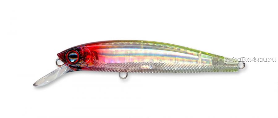 Воблер Yo-Zuri 3DB  Minnow  Артикул: R1102 цвет: PCR/ 90 мм /9,5 гр / Заглубление (м) : 0,5 - 0,8