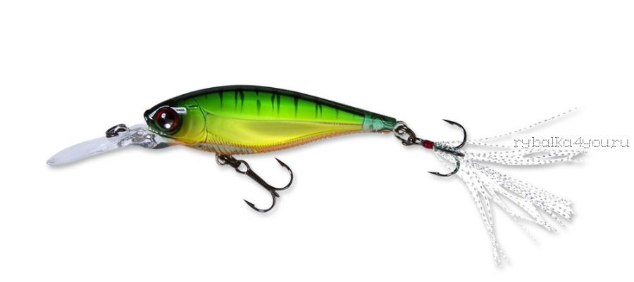 Воблер Yo-Zuri 3DB Shad  Артикул: R1103 цвет: PFT/ 90 мм /10 гр / Заглубление (м) : 2 - 2,5