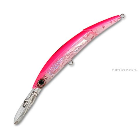 Воблер Yo-Zuri  Crystal 3D  Minnow  Deep Diver Jointed  Артикул: F1155 цвет: PK/ 130 мм /25 гр / Заглубление (м) : 3 - 4