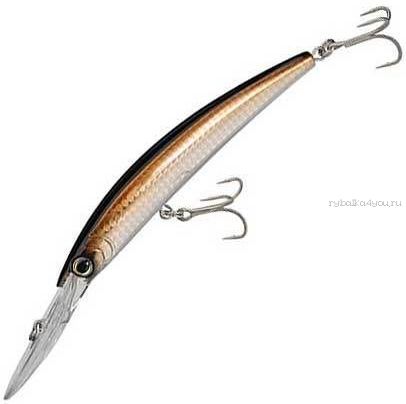 Воблер Yo-Zuri Crystal  Minnow  Deep Diver Артикул: R1135 цвет: HRSN / 110 мм /16 гр / Заглубление (м) : 4,5 - 6