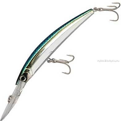 Воблер Yo-Zuri Crystal  Minnow  Deep Diver Артикул: R1136 цвет: HGM/ 130 мм /24 гр / Заглубление (м) : 4,5 - 6,7