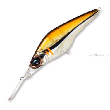 Воблер Yo-Zuri Hardcore Shad  Артикул: F966 цвет: HAY/ 75 мм /10 гр / Заглубление (м) : 2,5 - 3,5