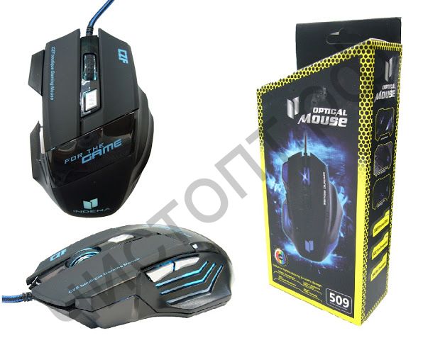Мышь провод. игров. 509 (USB, 3200 dpi, оптическая, 6 кнопок)