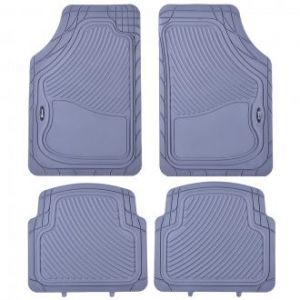 Коврики резиновые в салниверсон для автомобиля уальные Geyer & Hosaja Prestige Серые (Польша) - 4 шт | Автоковрики в машину Гаер Хосая Престиж