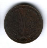 10 франков 1970 г. Западные Африканские Штаты