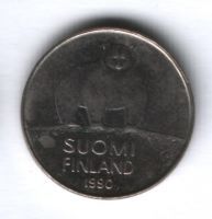 50 пенни 1990 г. Финляндия