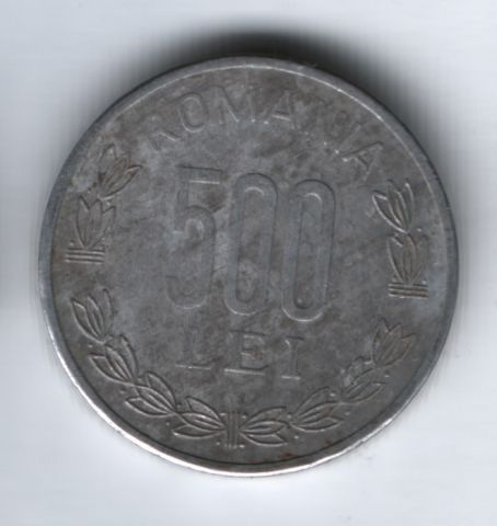 500 лей 2000 г. Румыния