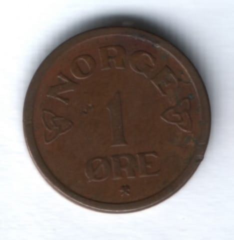1 эре 1955 г. Норвегия