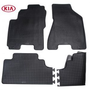 Коврики резиновые для Kia Sportage II в салон автомобиля Gumarny Zubri (Чехия) - 4 шт | Автоковрики Киа Спортейдж 2 - арт 214374 Doma