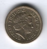 1 фунт 2001 г. Великобритания, Кельтский крест