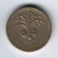1 фунт 1985 г. Великобритания