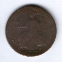 1/2 пенни 1748 г. Великобритания