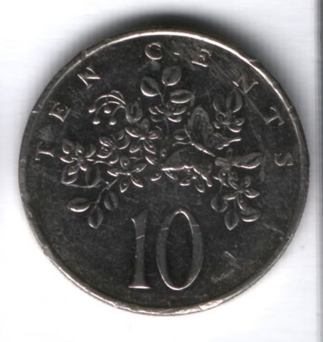 10 центов 1990 г. Ямайка