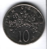 10 центов 1990 г. Ямайка