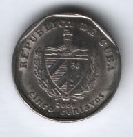 5 сентаво 2000 г. Куба