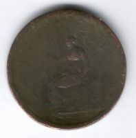 1/2 пенни 1806 г. Великобритания