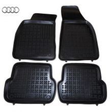 Коврики Audi A4 (B6) от 2000 - 2004 в салон резиновые Rezaw Plast (Польша) - 4 шт.