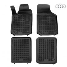 Коврики Audi A2 (8Z) от 2000 - 2005 в салон резиновые Rezaw Plast (Польша) - 4 шт.