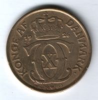 2 кроны 1926 г. VF Дания