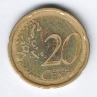 20 евроцентов 2002 г. Греция