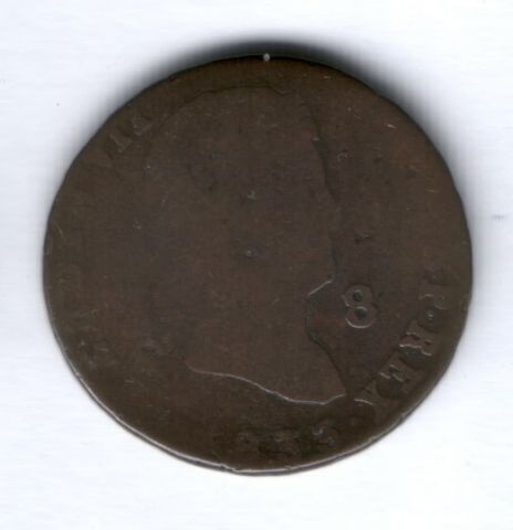 8 мараведи 1833 г. Испания