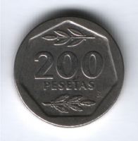 200 песет 1987 г. Испания