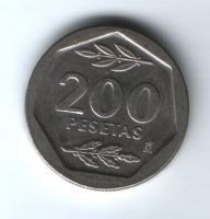 200 песет 1988 г. Испания