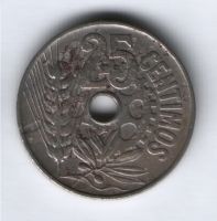 25 сантимов 1934 г. Испания