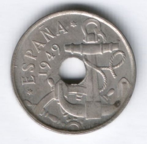 50 сантимов 1949 г. Испания