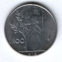 100 лир 1978 г. Италия