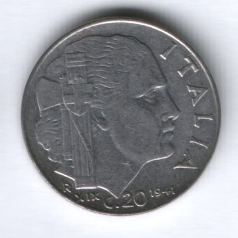 20 чентезимо 1941 г. Италия