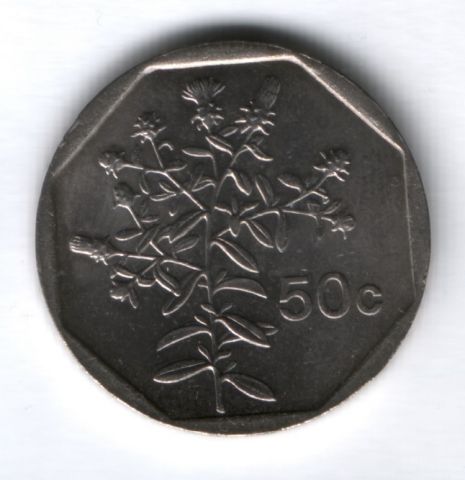 50 центов 2001 г. Мальта