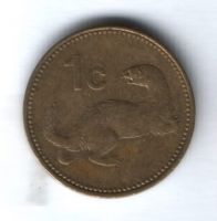 1 цент 1986 г. Мальта