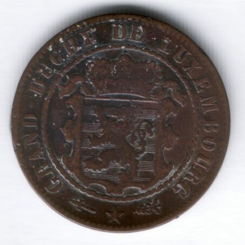 10 сантимов 1870 г. Люксембург