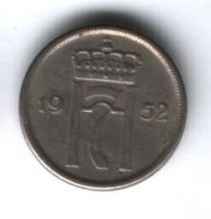 10 эре 1952 г. Норвегия