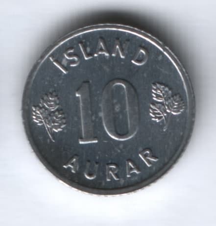 10 эйре 1971 г. Исландия